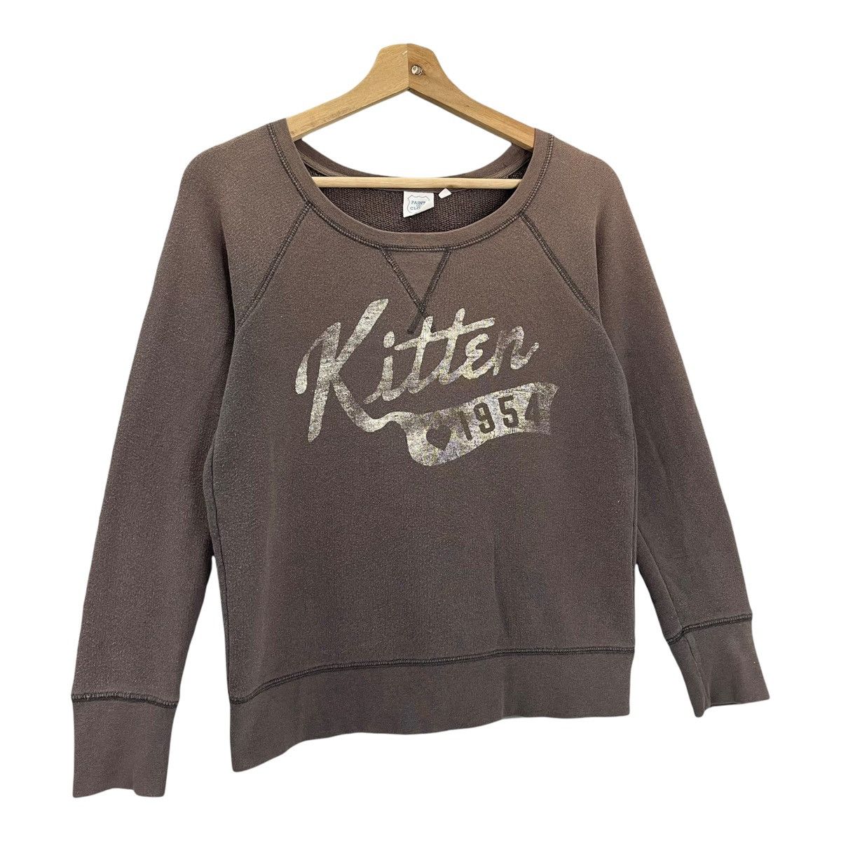 Japanese Brand Faded!! Kitten Big Logo Crewneck Sweatshirt Size M Size US S / EU 44-46 / 1 - 2 Thumbnail