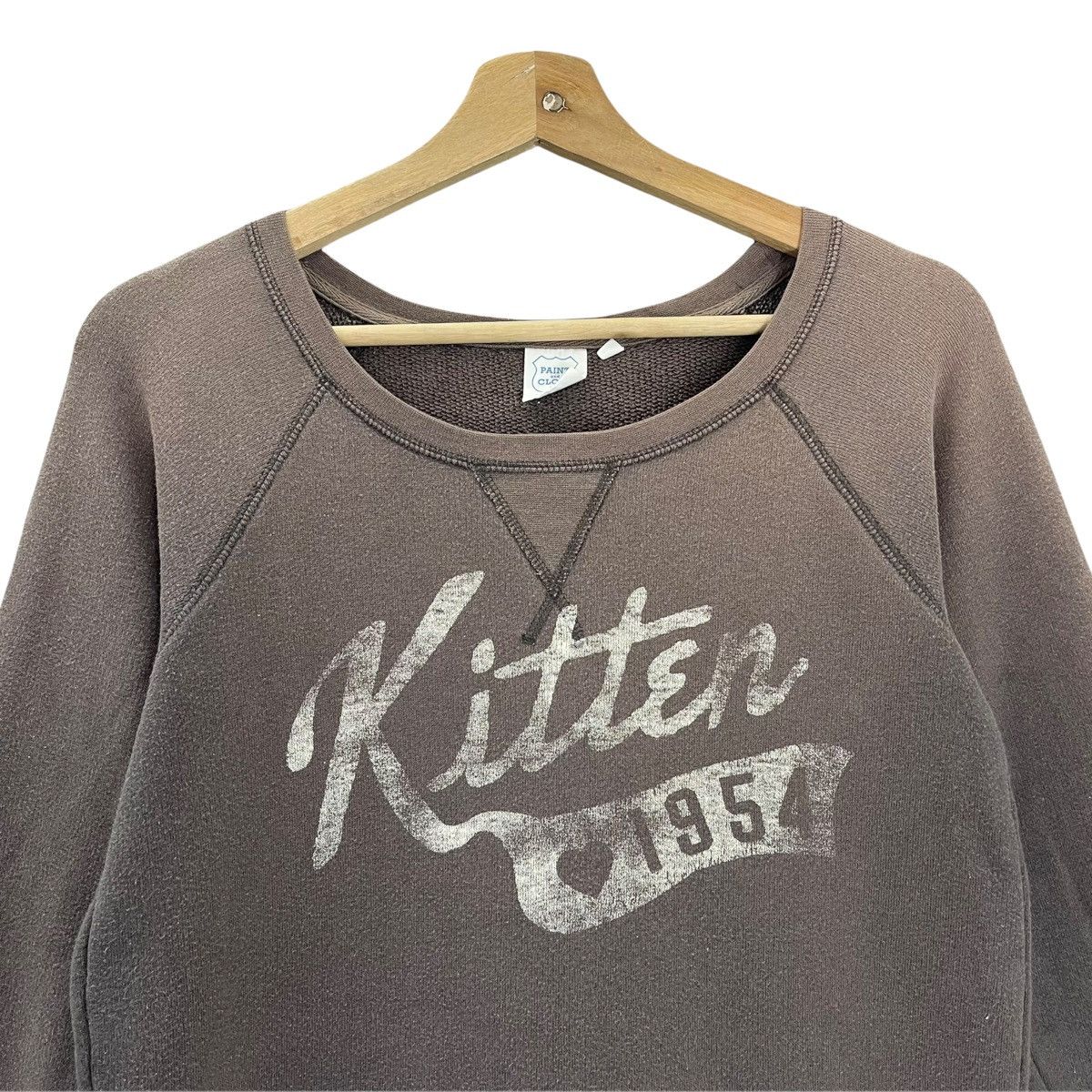 Japanese Brand Faded!! Kitten Big Logo Crewneck Sweatshirt Size M Size US S / EU 44-46 / 1 - 5 Thumbnail