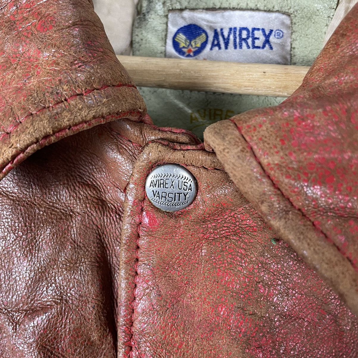 Avirex ⚡️90s AVIREX USA MOHAWK MLB VARSITY JACKET Size US S / EU 44-46 / 1 - 8 Thumbnail
