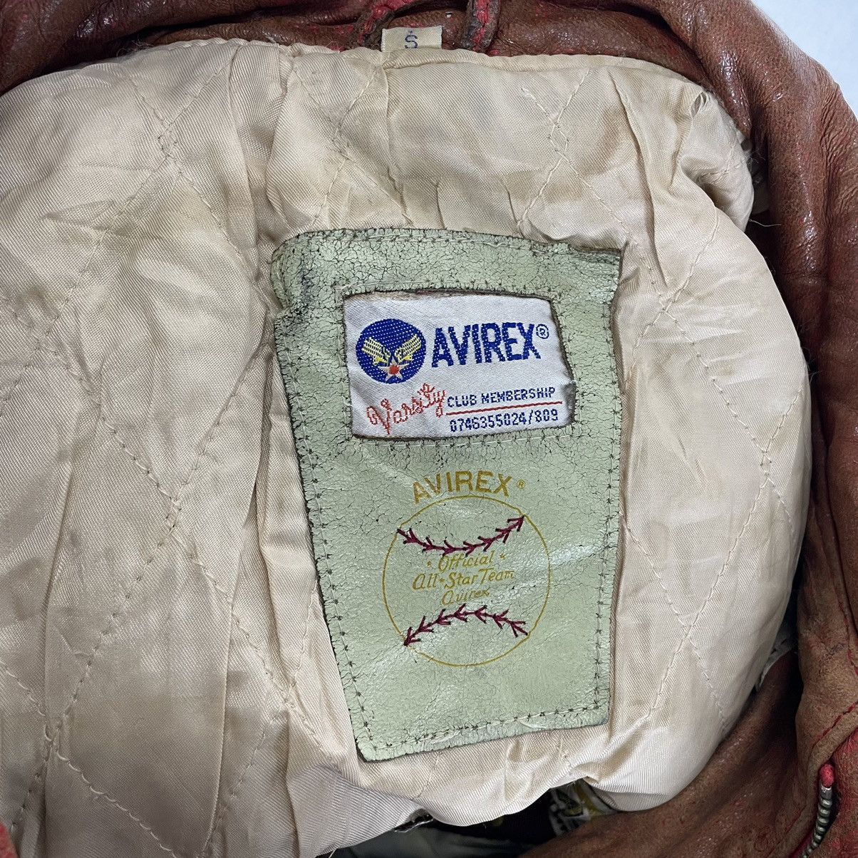 Avirex ⚡️90s AVIREX USA MOHAWK MLB VARSITY JACKET Size US S / EU 44-46 / 1 - 15 Thumbnail