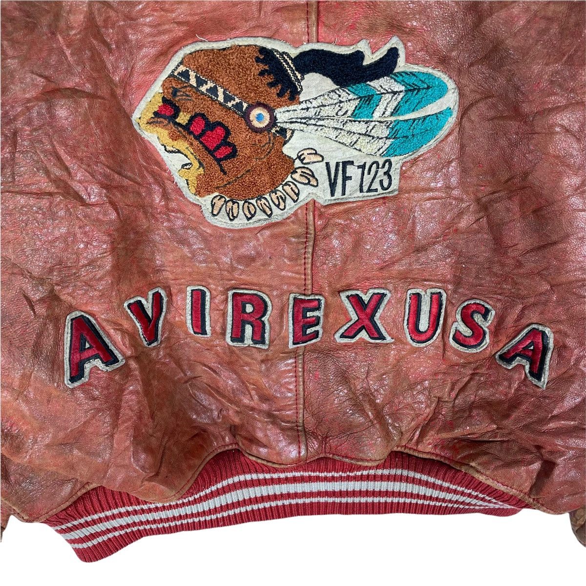 Avirex ⚡️90s AVIREX USA MOHAWK MLB VARSITY JACKET Size US S / EU 44-46 / 1 - 10 Thumbnail