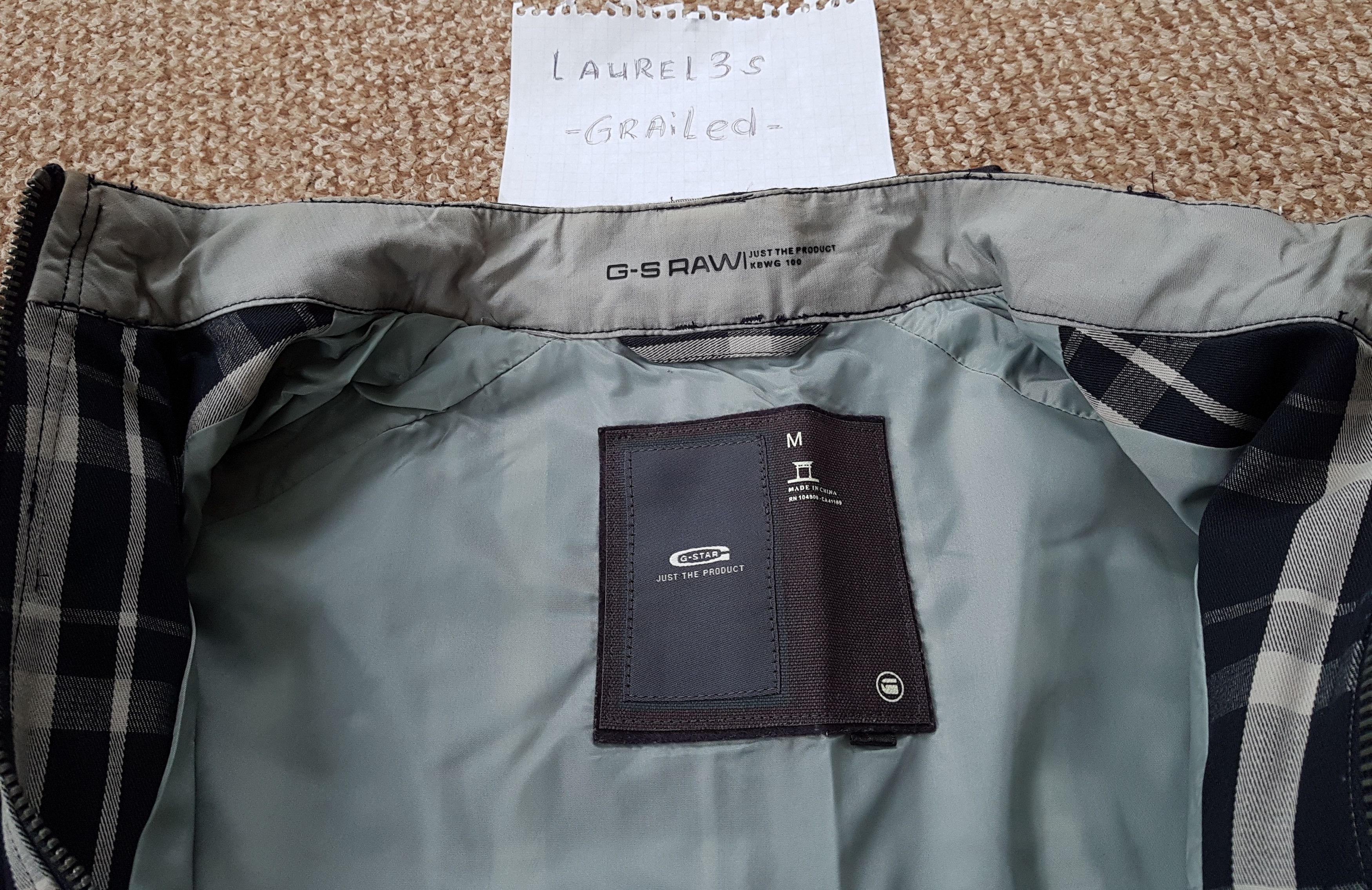 G-Star G-STAR RAW Hook Check Bomber vintage jacket Size US M / EU 48-50 / 2 - 6 Thumbnail