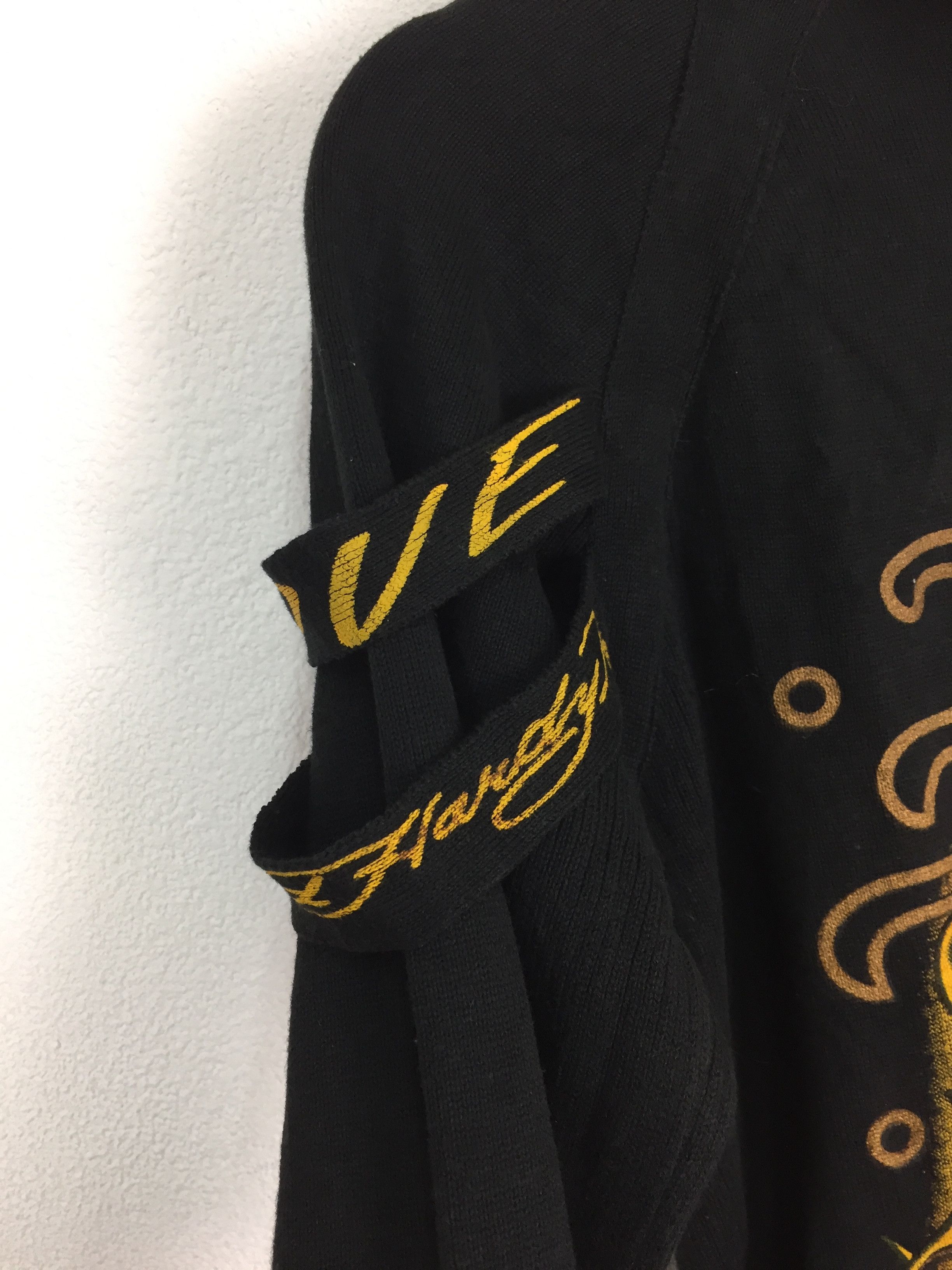Christian Audigier ED HARDY V NECK BLACK LONG SLEEVES Size L / US 10 / IT 46 - 12 Thumbnail