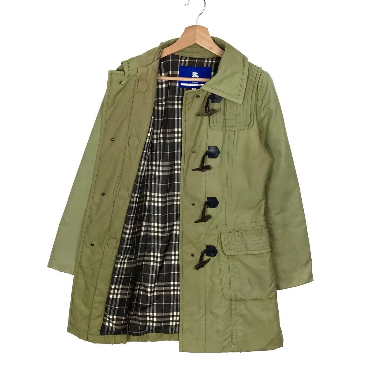 Burberry × Designer × Vintage Vintage Burberry Nova Check Trench Coat Size US S / EU 44-46 / 1 - 1 Thumbnail