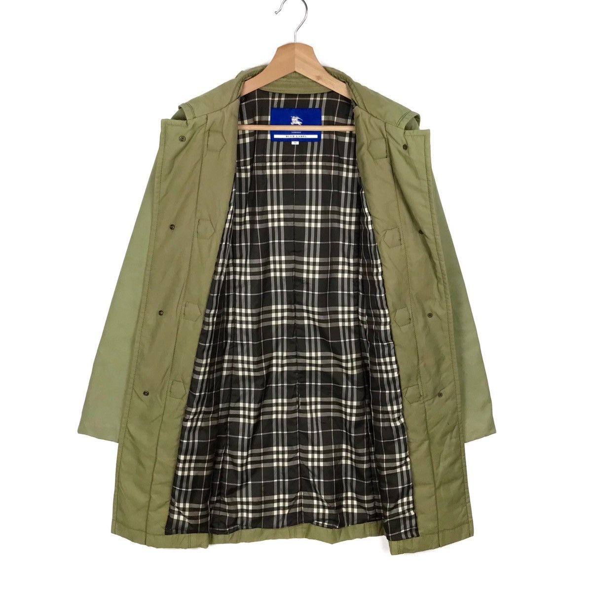 Burberry × Designer × Vintage Vintage Burberry Nova Check Trench Coat Size US S / EU 44-46 / 1 - 3 Thumbnail