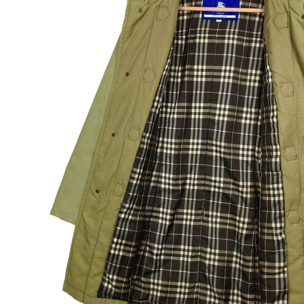 Burberry × Designer × Vintage Vintage Burberry Nova Check Trench Coat Size US S / EU 44-46 / 1 - 19 Thumbnail