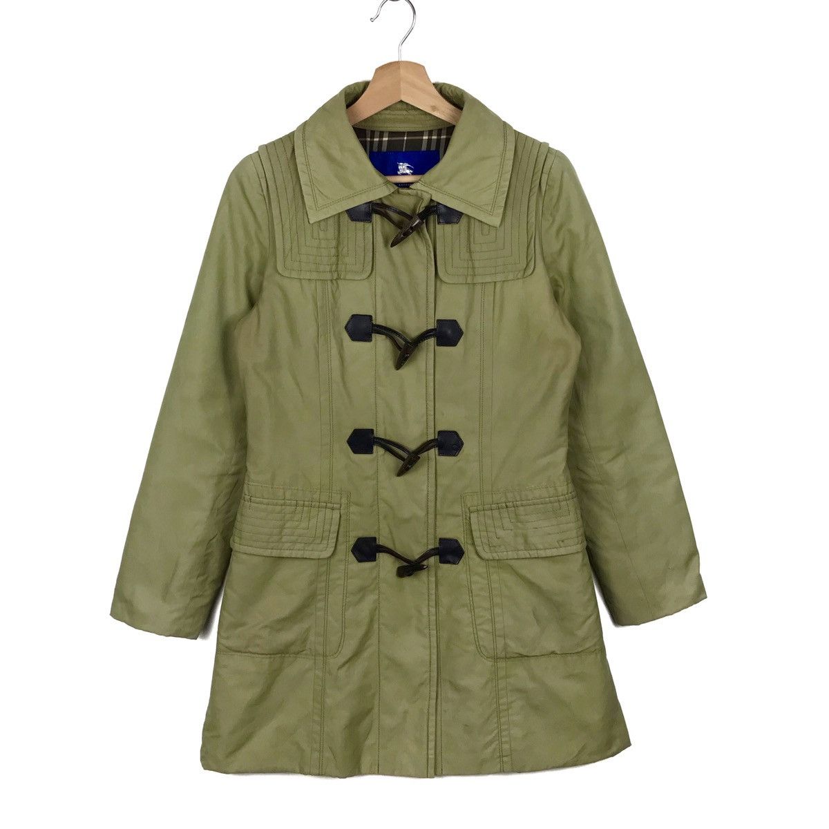 Burberry × Designer × Vintage Vintage Burberry Nova Check Trench Coat Size US S / EU 44-46 / 1 - 2 Thumbnail