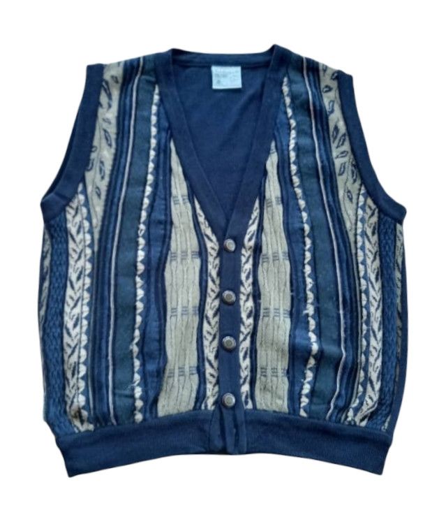 Coogi × Japanese Brand Toorallie Wool Knit Vest Size US L / EU 52-54 / 3 - 1 Thumbnail