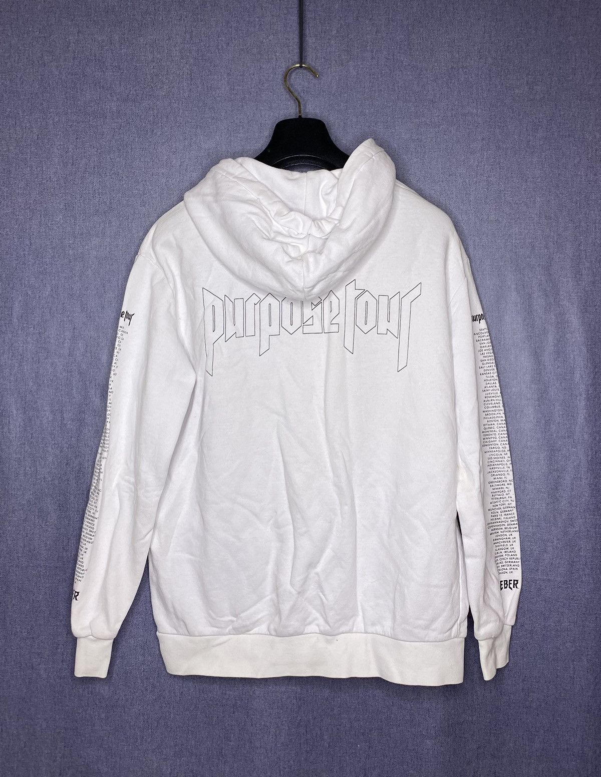 Justin Bieber Bieber Purpose Tour 2016 Hoodie Size US M / EU 48-50 / 2 - 2 Thumbnail