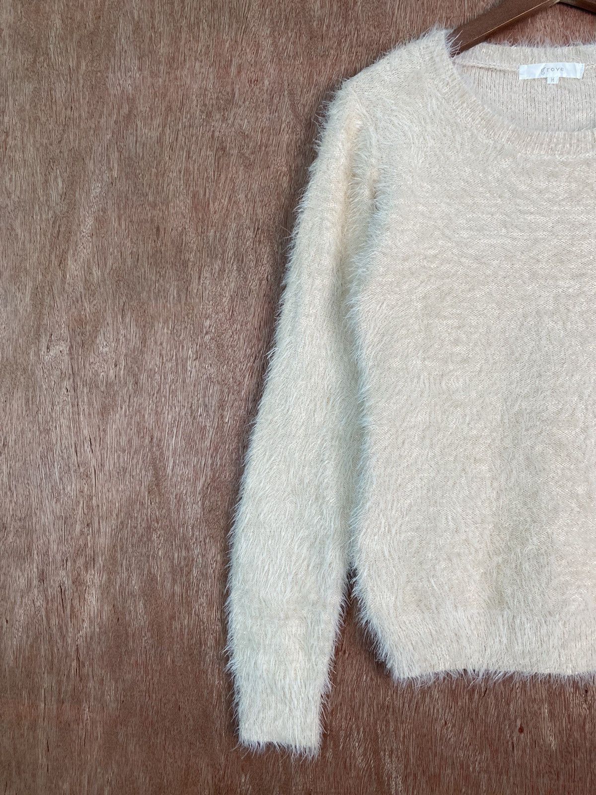 Homespun Knitwear × Japanese Brand DL Grove Light Pink Shag Shaggy Fur Mohair Knitwear #B640 Size US S / EU 44-46 / 1 - 3 Thumbnail