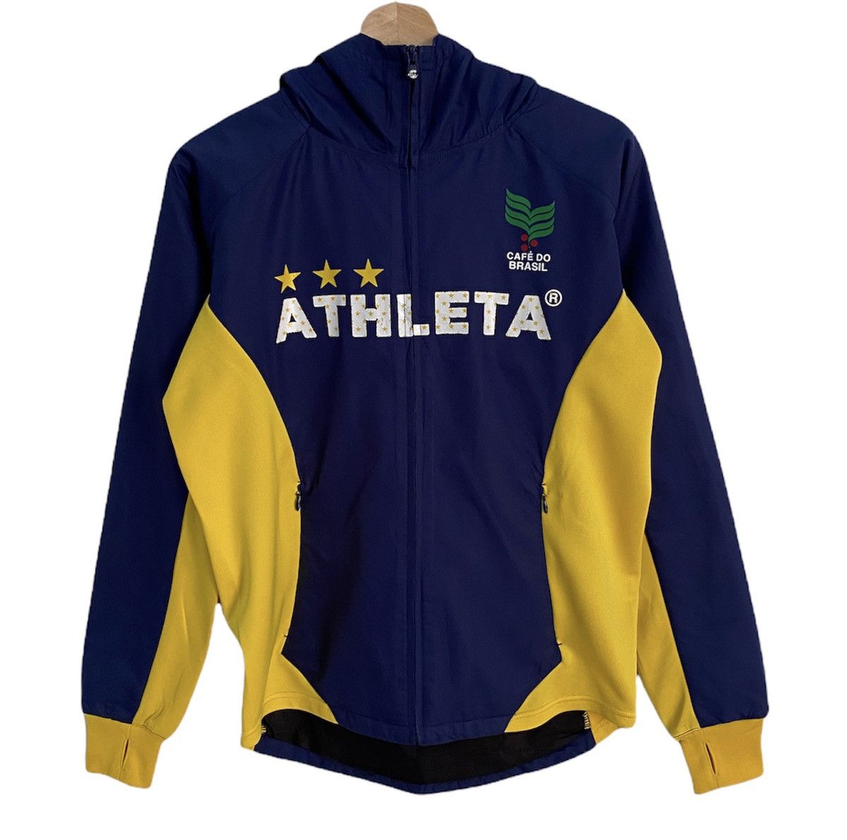 Japanese Brand 🔥VINTAGE ATHLETA BRAZIL ZIPPER LIGHT JACKET Size US S / EU 44-46 / 1 - 2 Thumbnail
