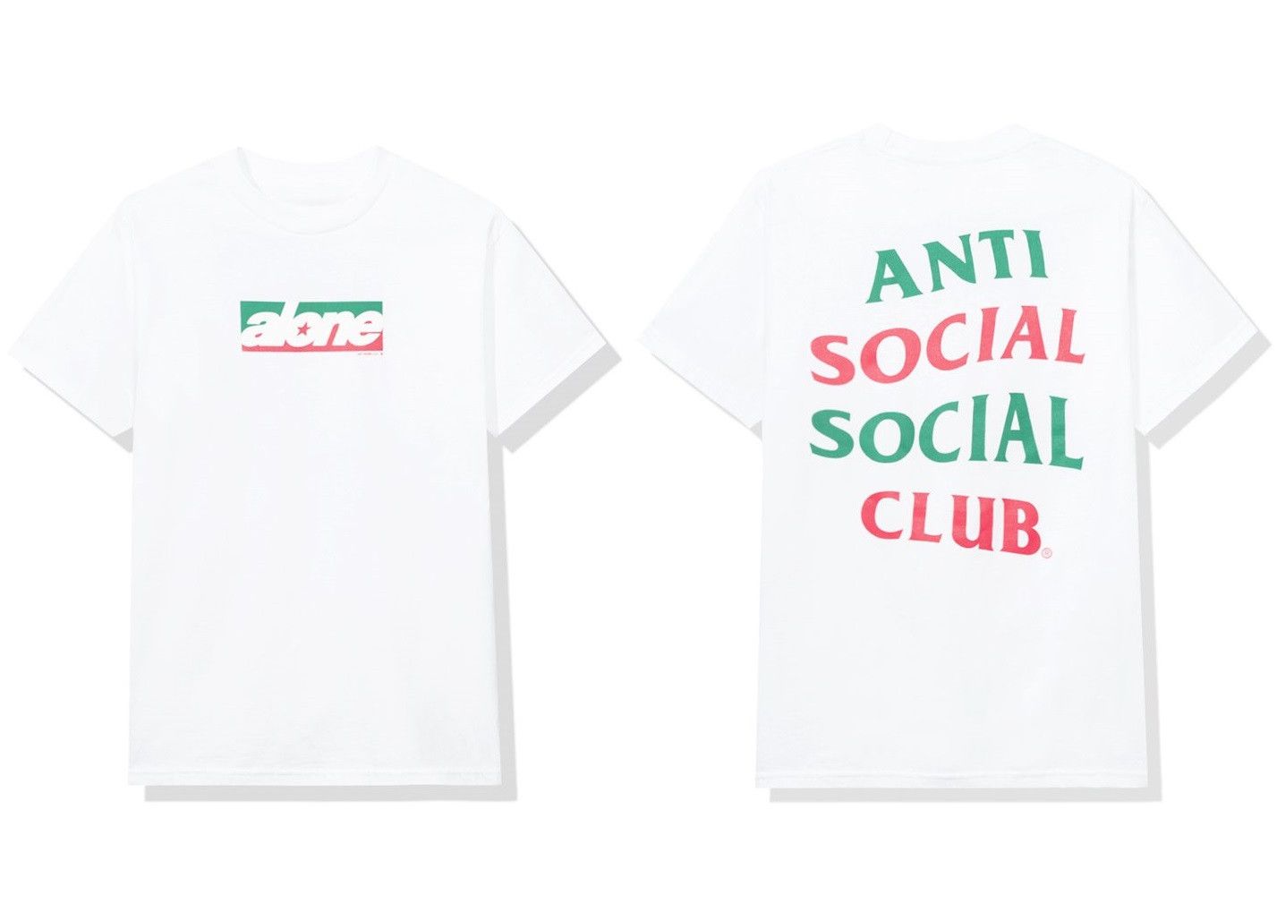 Anti Social Social Club DS ASSC Alone Box Logo Forever and Ever White Tee BAPE KITH Size US XL / EU 56 / 4 - 1 Thumbnail