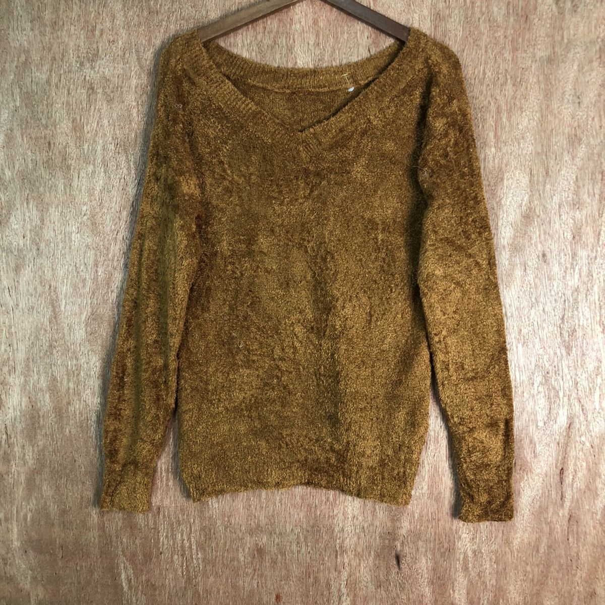 Japanese Brand Rode Picnic Shag Shaggy Fur Mohair Knitwear #6520 Size US M / EU 48-50 / 2 - 3 Thumbnail