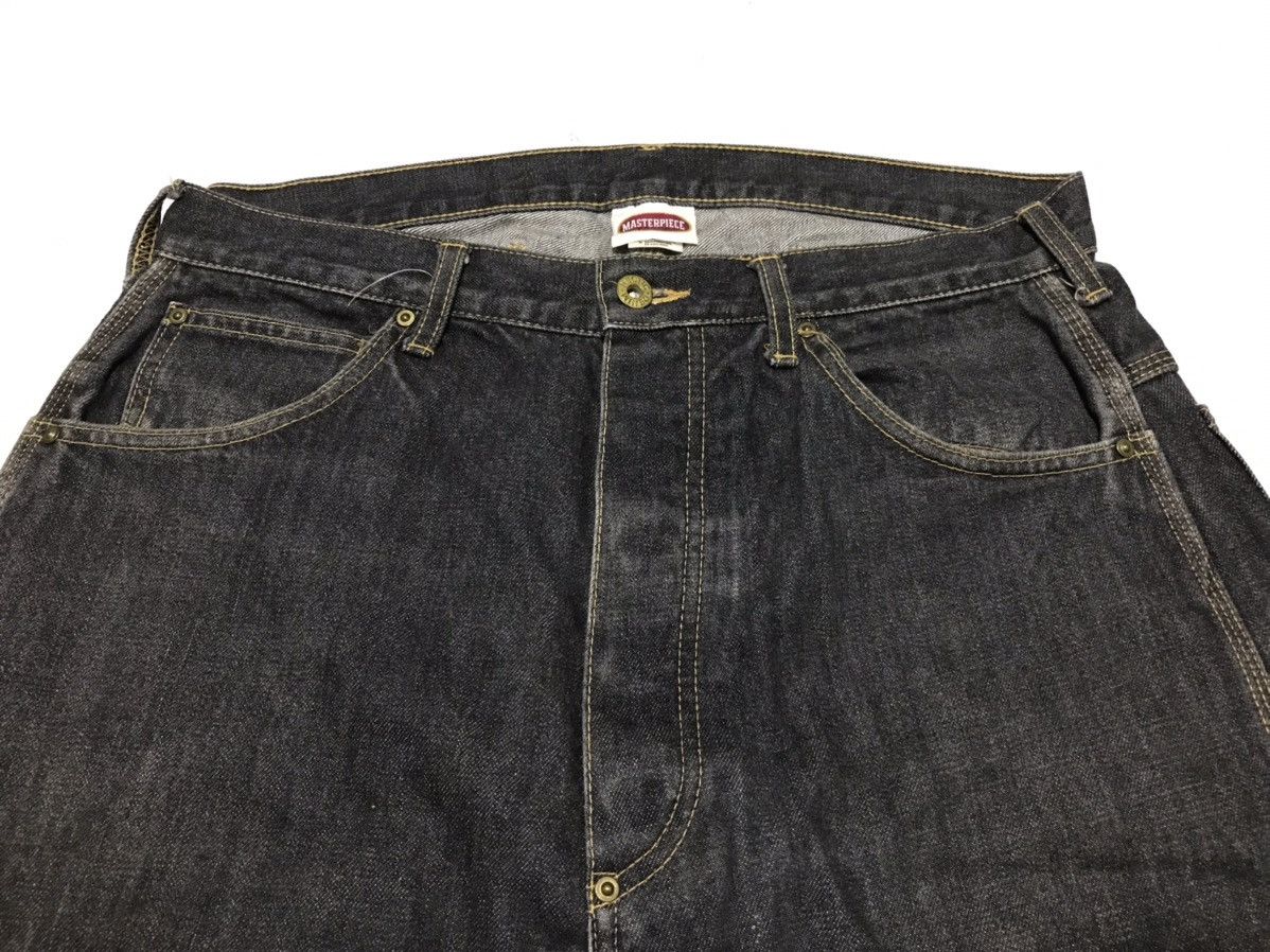 MasterPiece Masterpiece Mad Hectic Workwear Buckle Back Pants Size US 33 - 4 Thumbnail