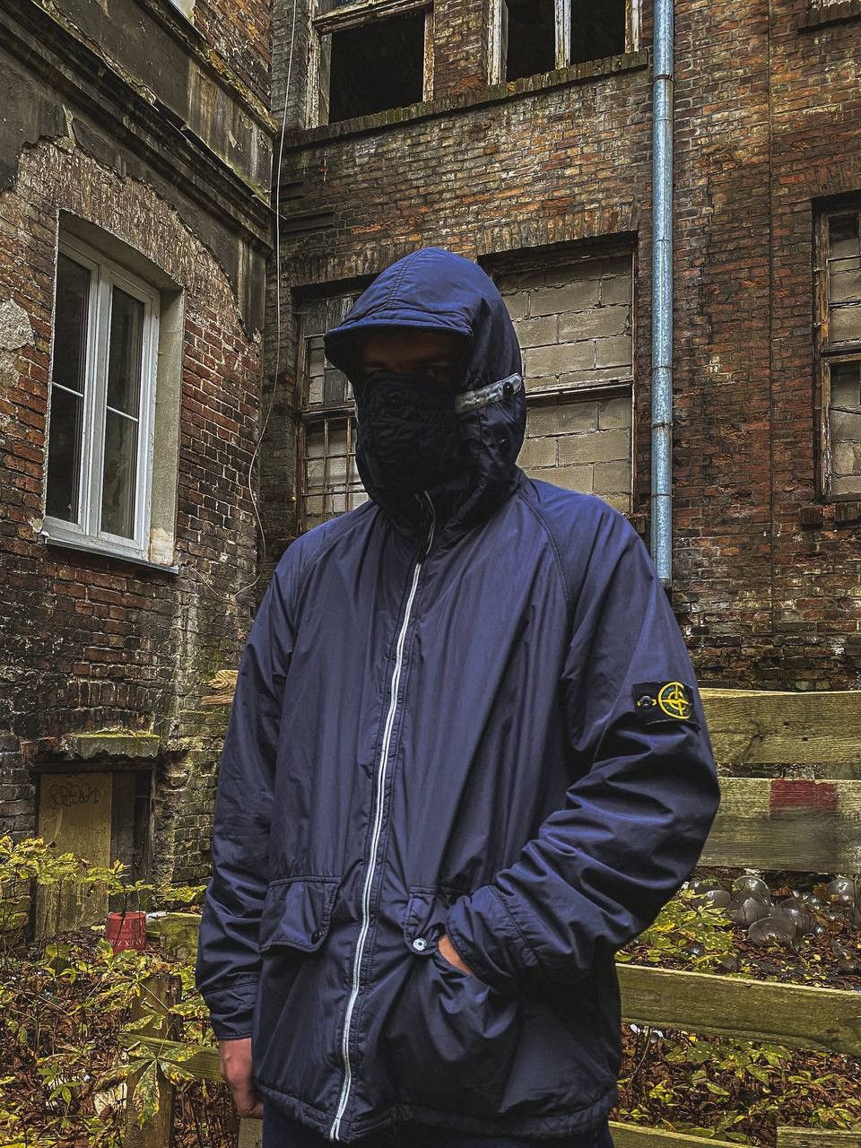 Vintage stone island jacket A/W 06 riot mask