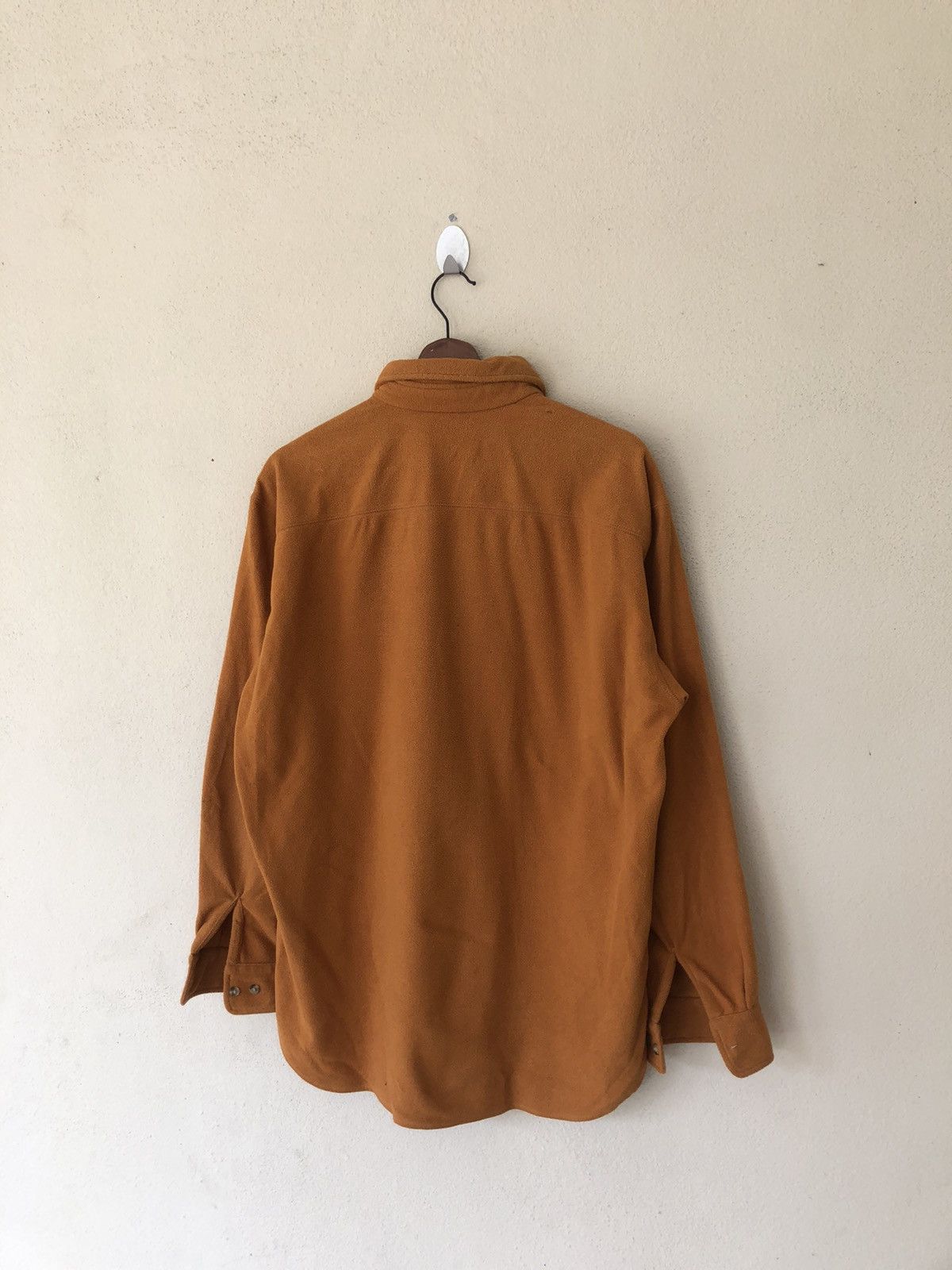 Japanese Brand × Uniqlo Uncle Roger Orange Fleece Shirt Size US L / EU 52-54 / 3 - 5 Thumbnail