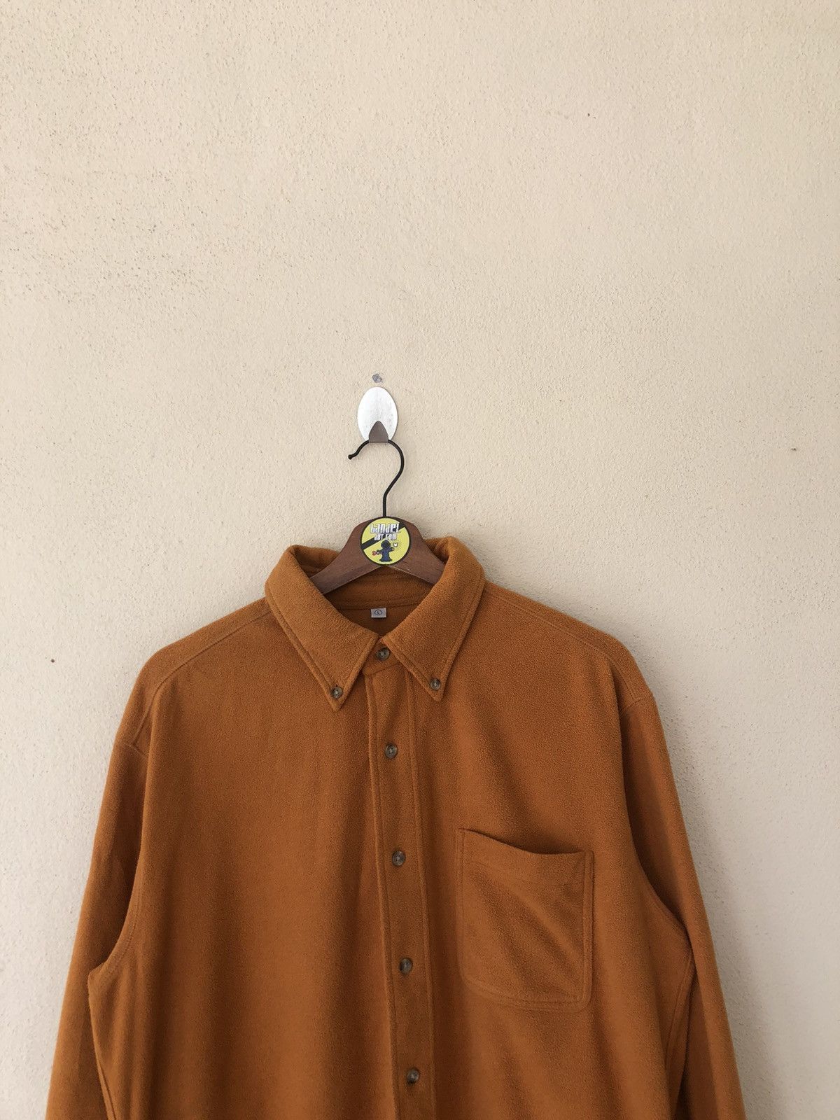Japanese Brand × Uniqlo Uncle Roger Orange Fleece Shirt Size US L / EU 52-54 / 3 - 3 Thumbnail