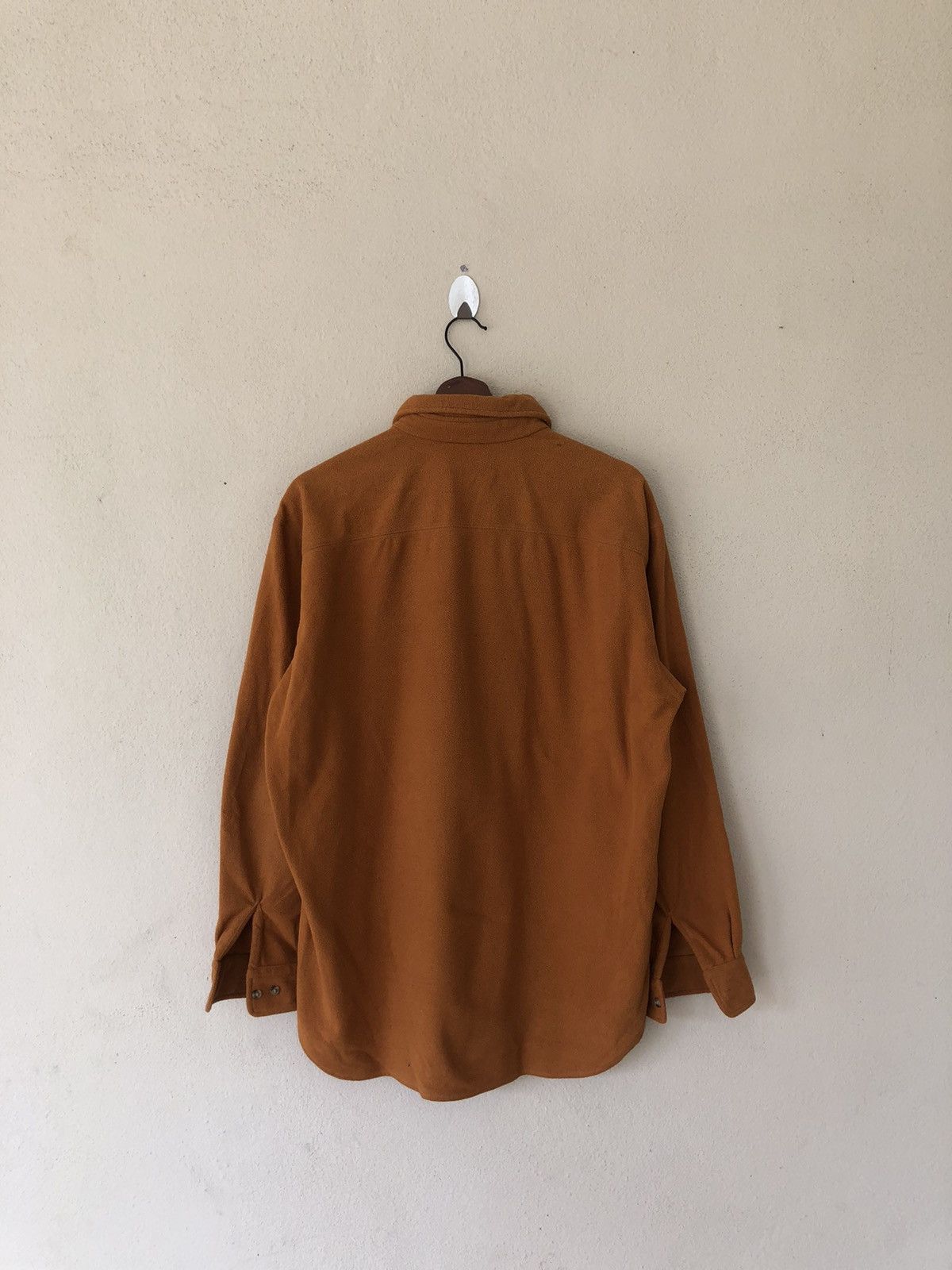 Japanese Brand × Uniqlo Uncle Roger Orange Fleece Shirt Size US L / EU 52-54 / 3 - 4 Thumbnail