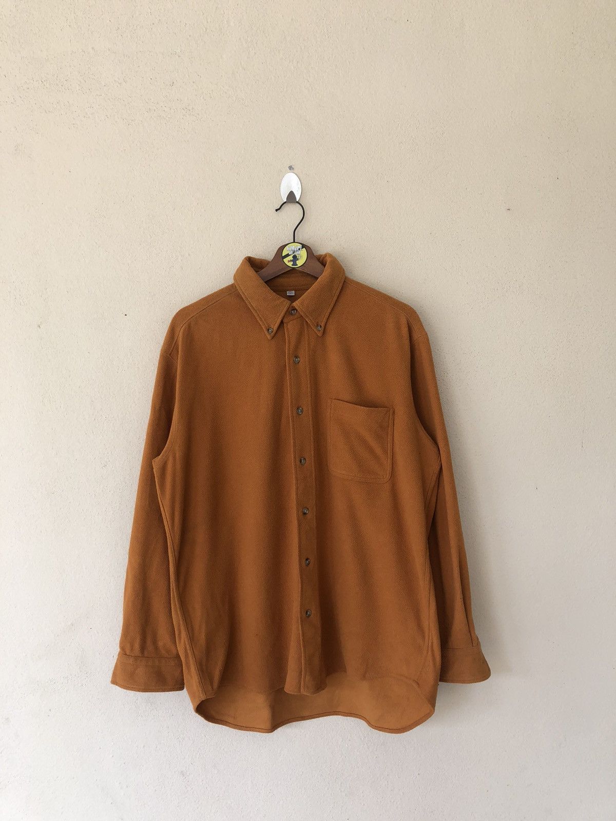 Japanese Brand × Uniqlo Uncle Roger Orange Fleece Shirt Size US L / EU 52-54 / 3 - 1 Thumbnail