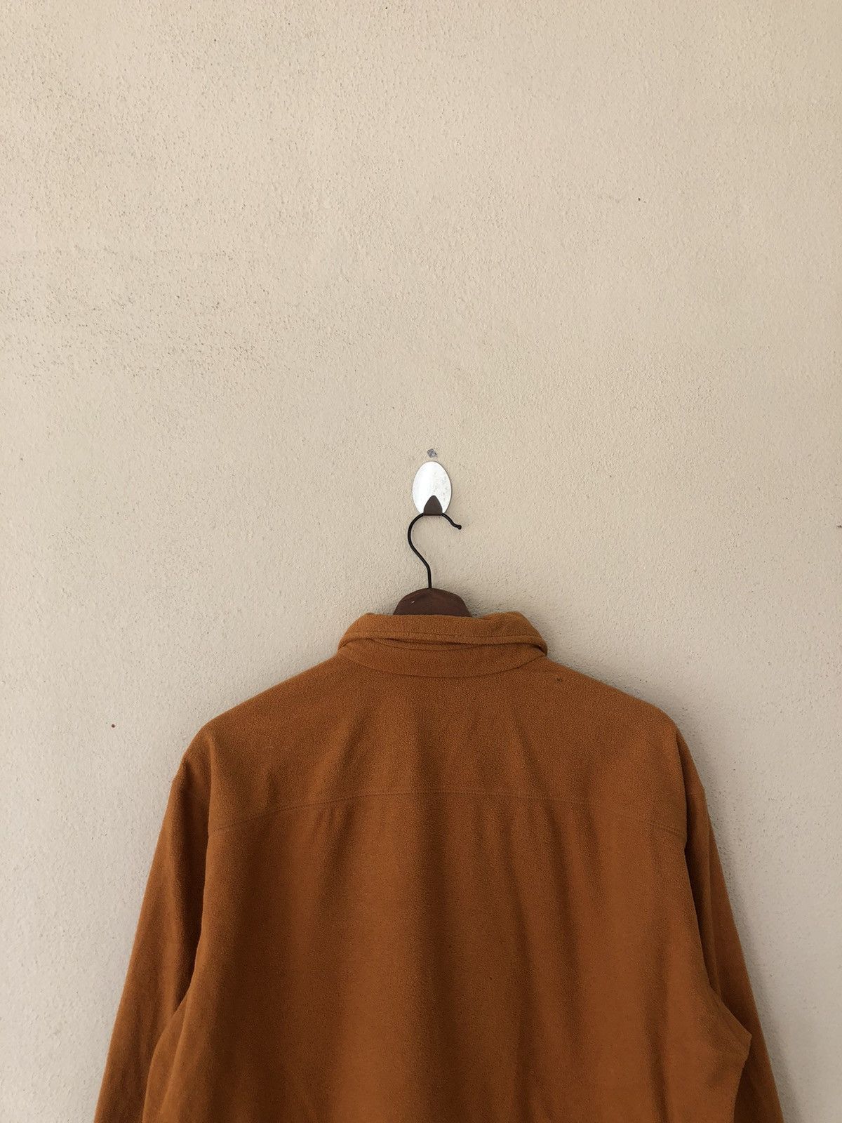 Japanese Brand × Uniqlo Uncle Roger Orange Fleece Shirt Size US L / EU 52-54 / 3 - 6 Thumbnail