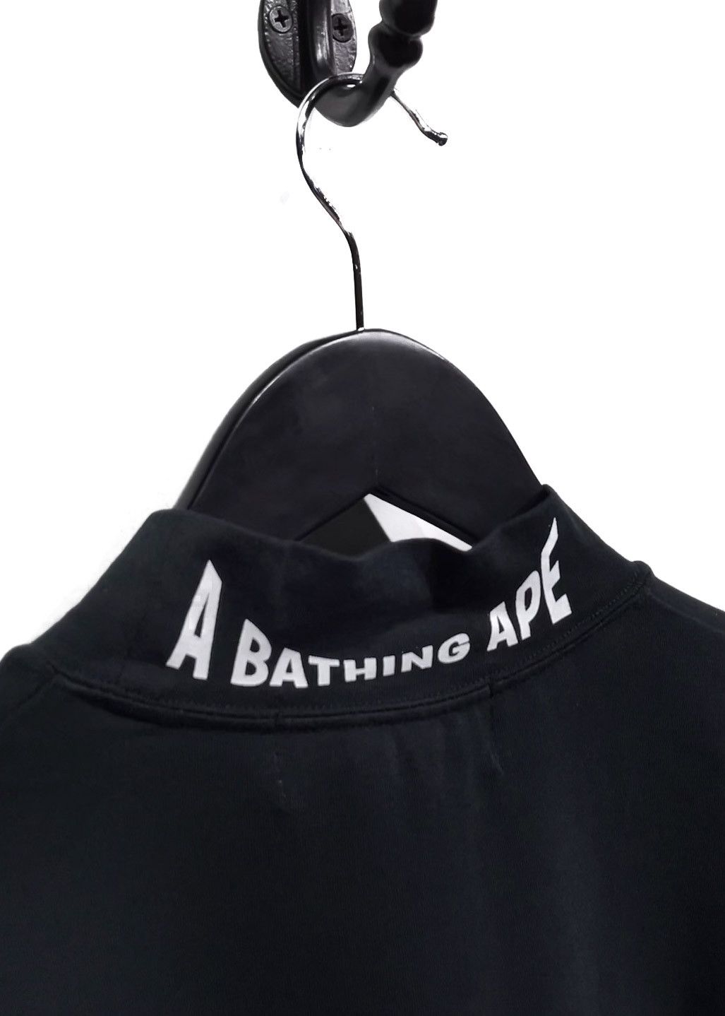 Bape Bape Formula One Black Mock Neck Long Sleeves T-shirt Size US XL / EU 56 / 4 - 7 Thumbnail
