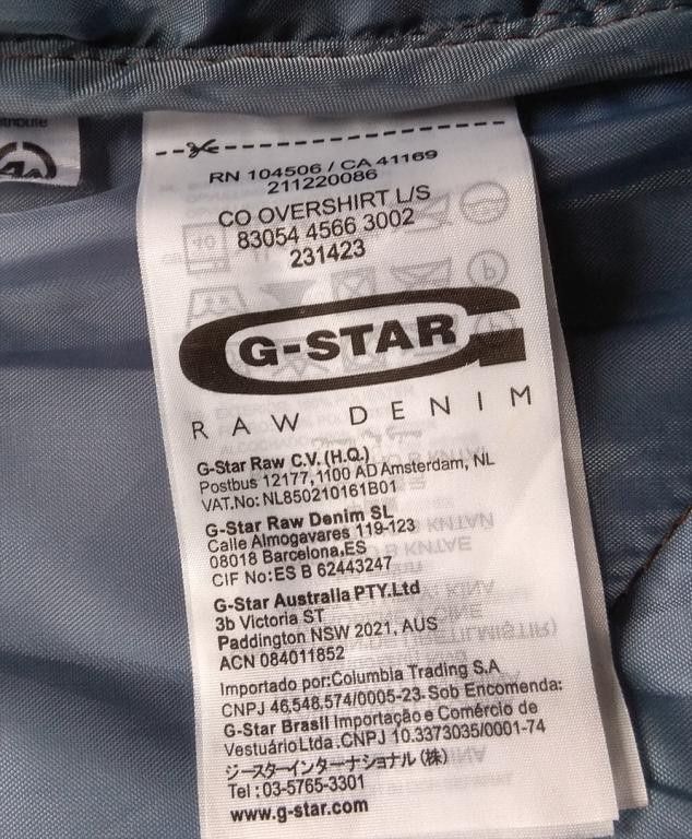 G-Star × Vintage G-STAR RAW co overshirt insulated vintage jacket Size US L / EU 52-54 / 3 - 8 Thumbnail