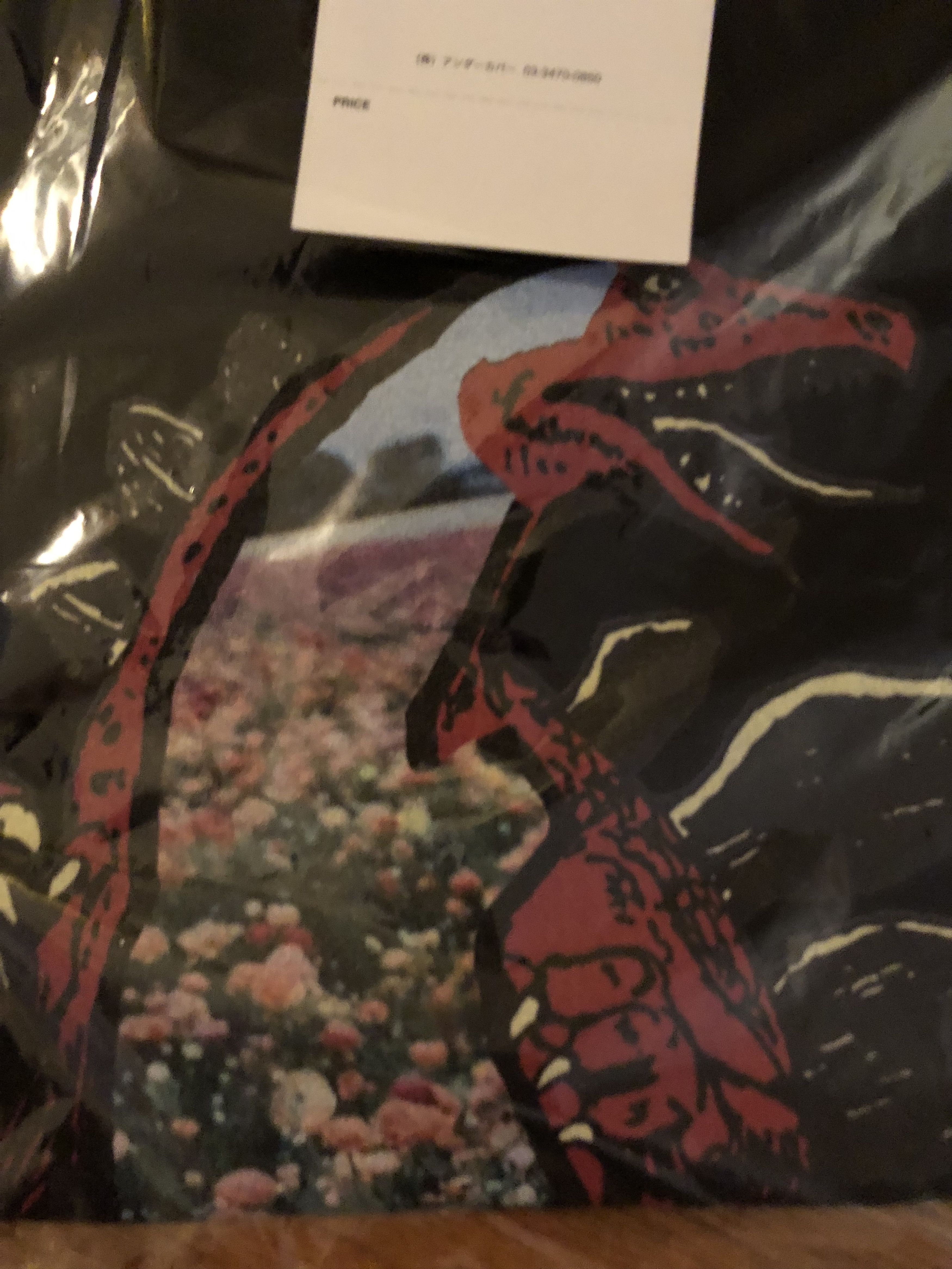 Hypebeast × Undercover UNDERCOVER Dinosaur Floral Landscape "MAD” T Shirt in Black Size US M / EU 48-50 / 2 - 3 Thumbnail