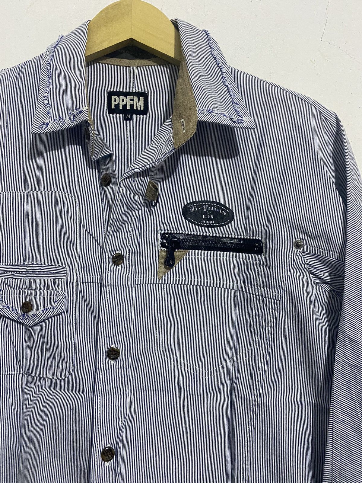 14th Addiction × KMRii × Yasuyuki Ishii 💸BINDINGOFFER💸Ppfm Eastern Rock Stripe Shirt Size US M / EU 48-50 / 2 - 2 Thumbnail