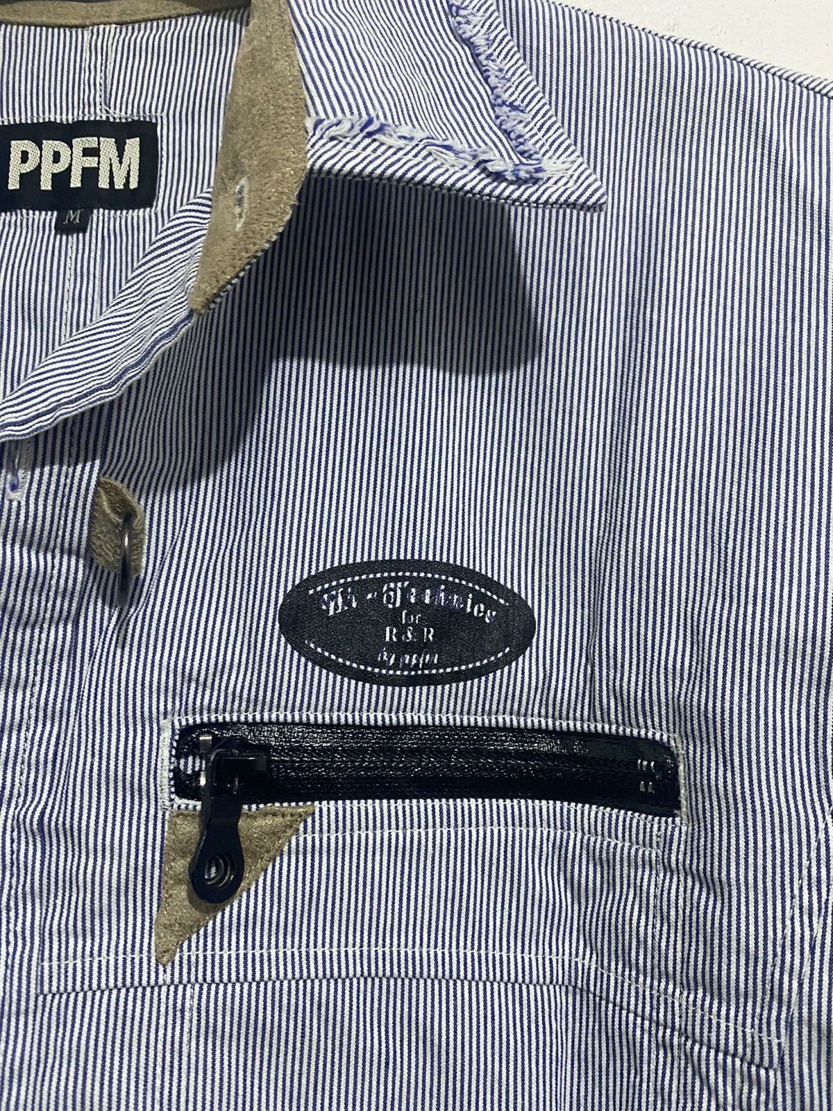14th Addiction × KMRii × Yasuyuki Ishii 💸BINDINGOFFER💸Ppfm Eastern Rock Stripe Shirt Size US M / EU 48-50 / 2 - 4 Thumbnail