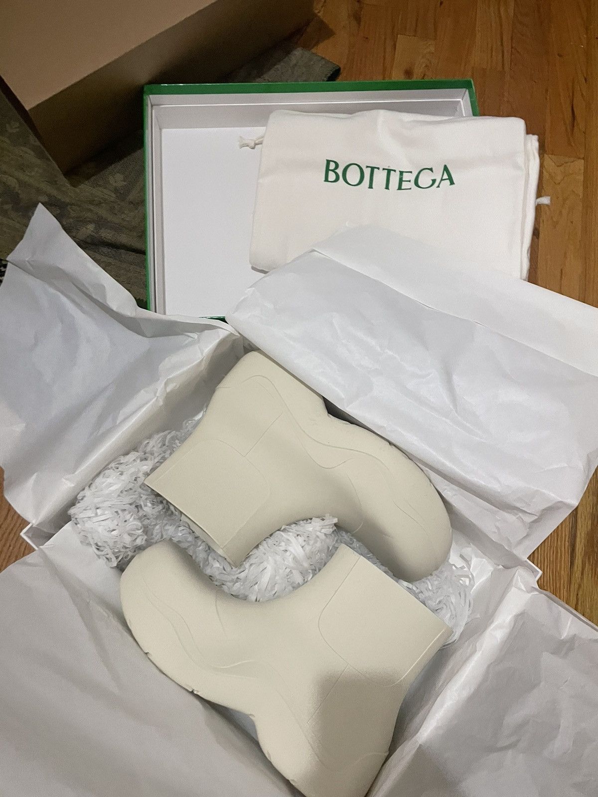 Bottega Veneta Bottega Veneta Puddle Boots (Rubber Band) Size US 12 / EU 45 - 3 Thumbnail