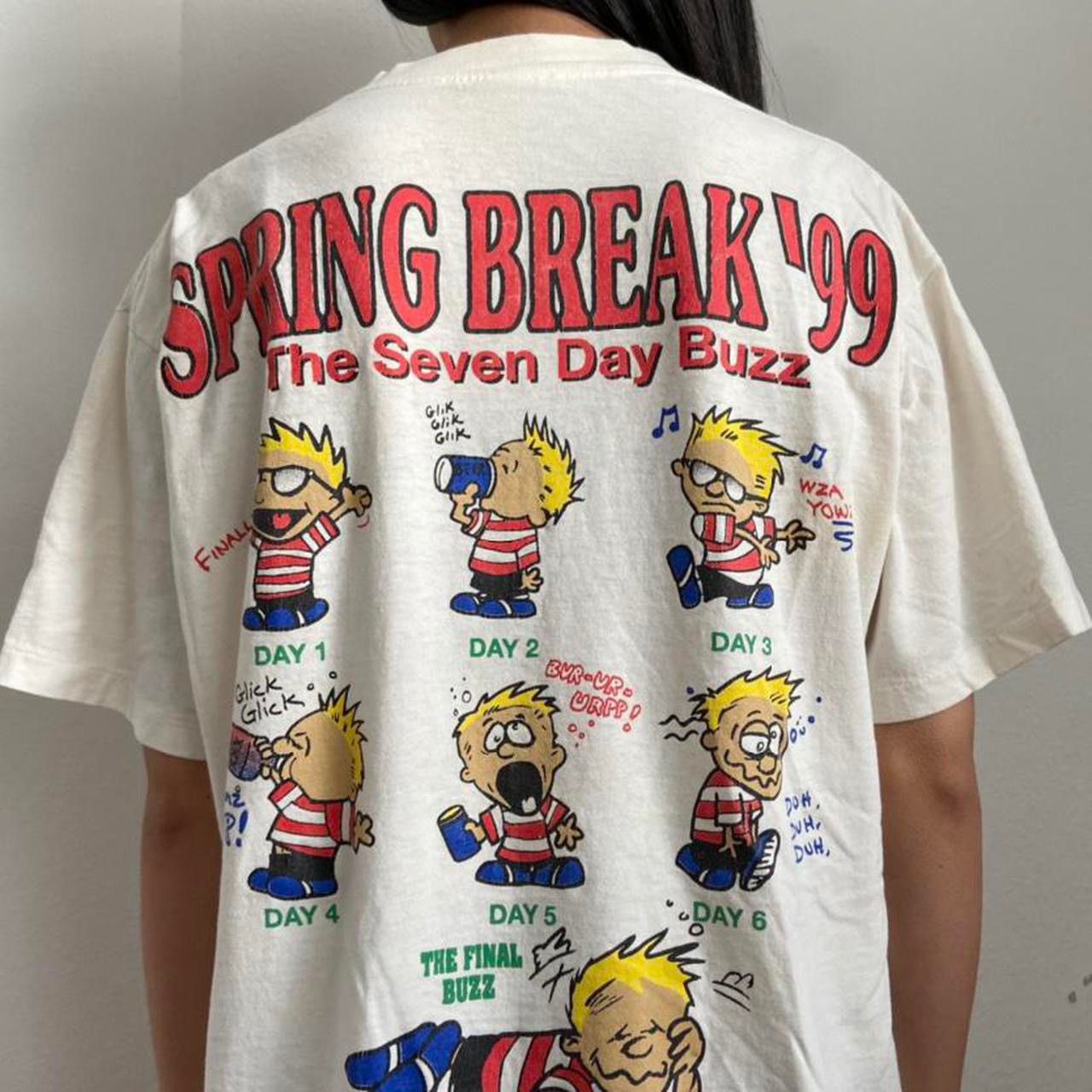 Vintage White Homecoming 1999 Tee