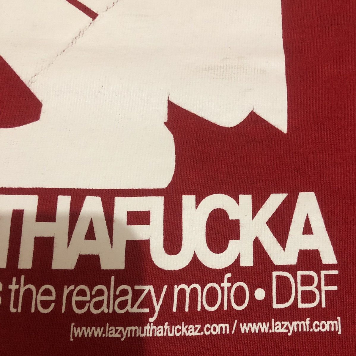 Rap Tees Lmf lazymuthafucka t shirt Size US S / EU 44-46 / 1 - 6 Thumbnail