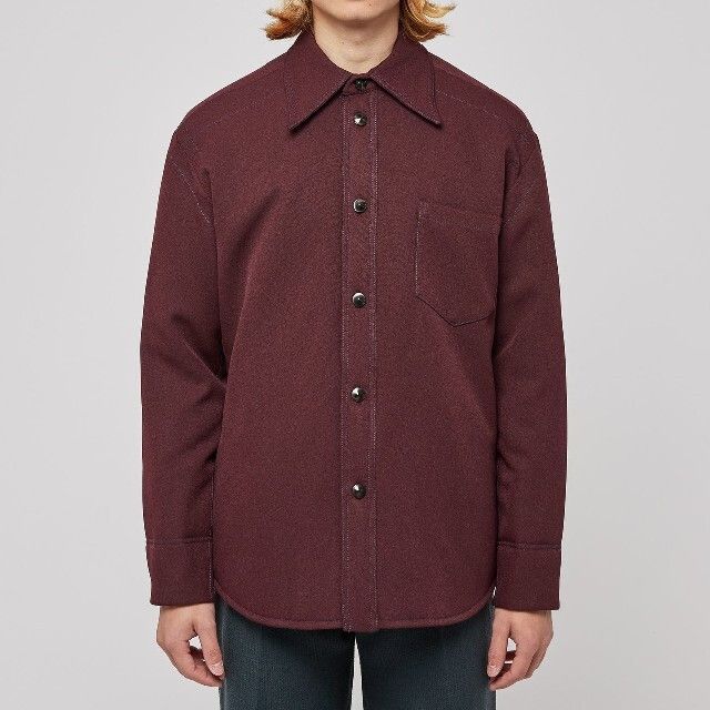 Namacheko deke padded shirt in bordeaux Size US XL / EU 56 / 4 - 1 Thumbnail