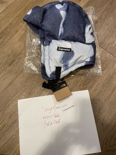 Supreme Supreme/TNF Bleached Indigo Nuptse Trooper Hat S/M