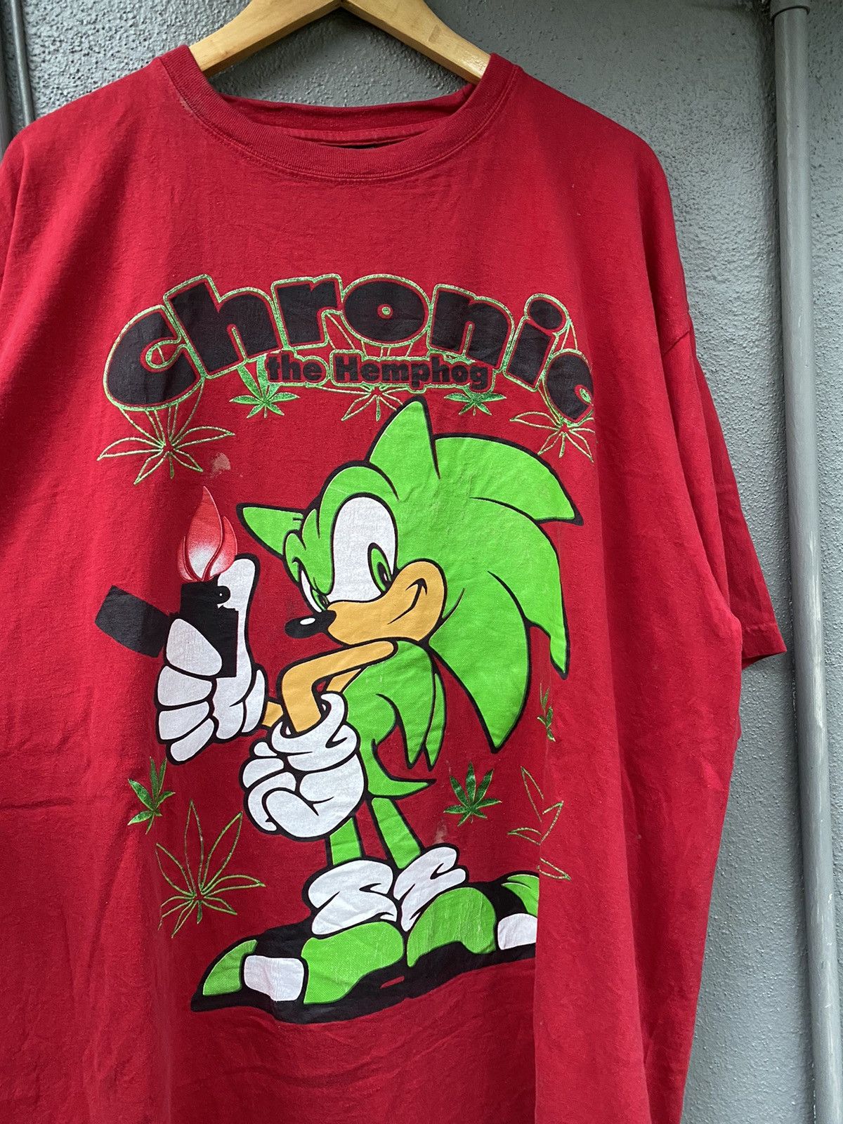 Rap Tees × Streetwear × Vintage RARE Chronic The Hemp Hog T shirt 