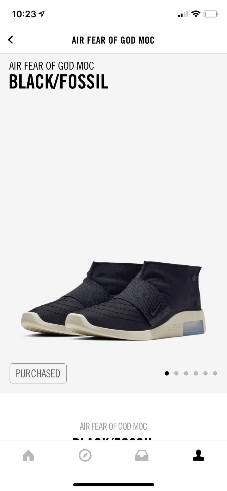 Fear of God × Nike Nike Air x Fear of God Men's Moccasin in Black Size US 10.5 / EU 43-44 - 1 Preview