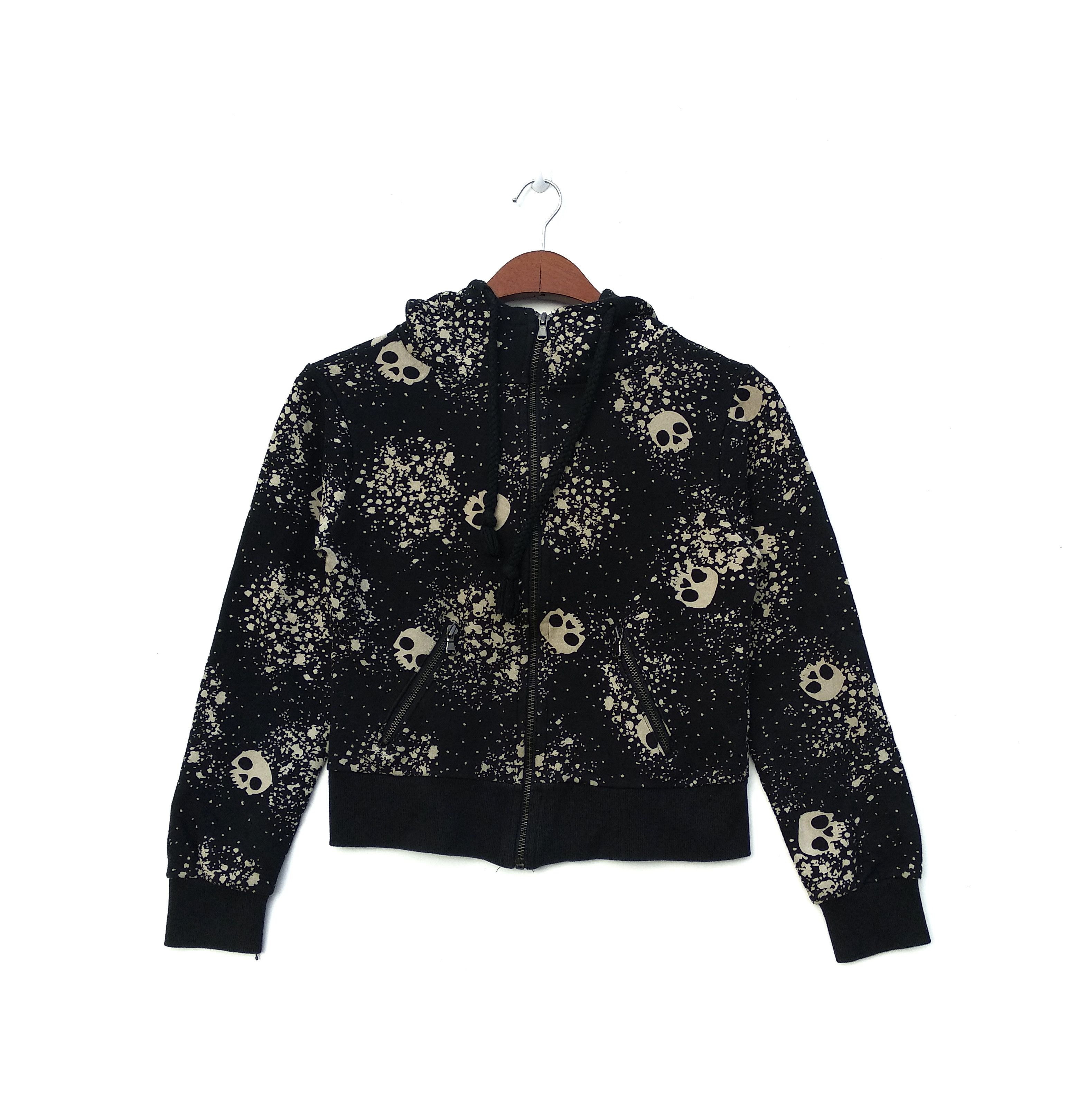 Japanese Brand Cropped Hoodies Skull Monogram Inspired By Undercover Size US S / EU 44-46 / 1 - 1 Thumbnail