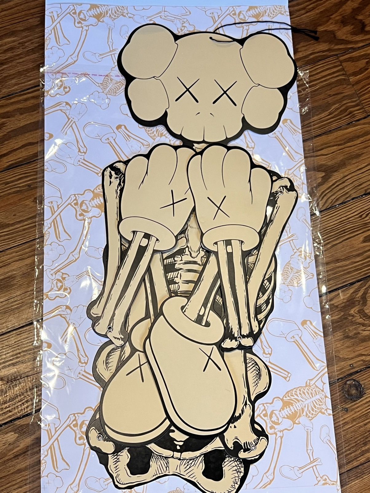 Kaws Kaws Skeleton Board Cutout Grailed