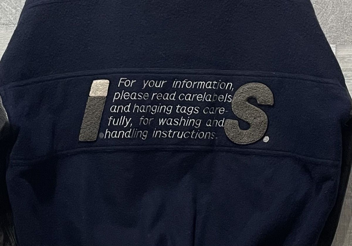 Issey Miyake × Japanese Brand × Tsumori Chisato Tsumori Chisato I S Leather Sleeve Bomber Jacket Size US M / EU 48-50 / 2 - 8 Thumbnail