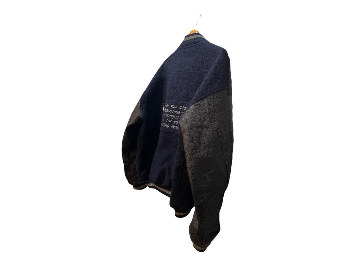 Issey Miyake × Japanese Brand × Tsumori Chisato Tsumori Chisato I S Leather Sleeve Bomber Jacket Size US M / EU 48-50 / 2 - 6 Thumbnail