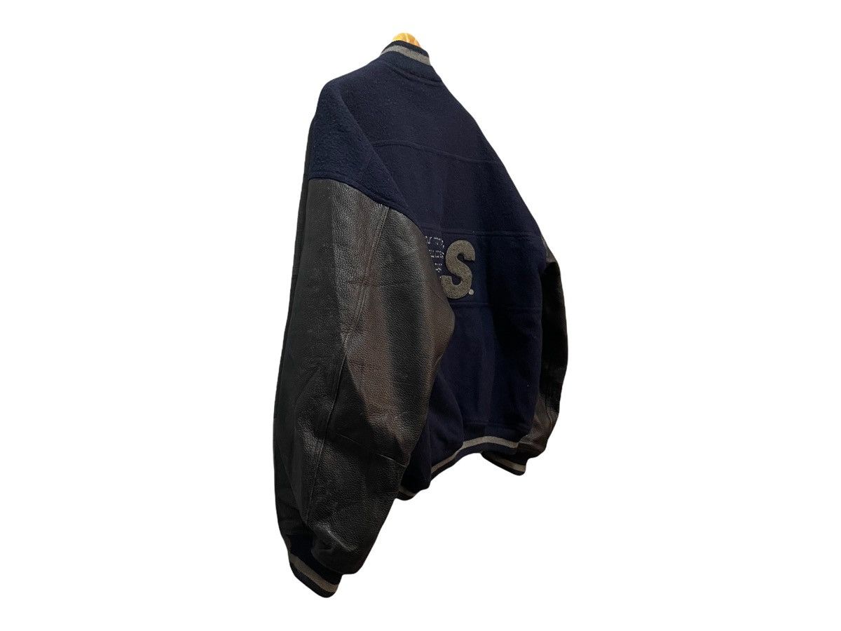Issey Miyake × Japanese Brand × Tsumori Chisato Tsumori Chisato I S Leather Sleeve Bomber Jacket Size US M / EU 48-50 / 2 - 5 Thumbnail
