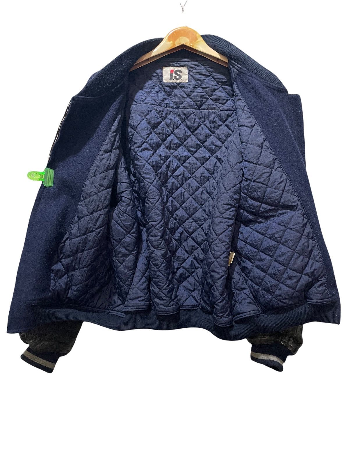 Issey Miyake × Japanese Brand × Tsumori Chisato Tsumori Chisato I S Leather Sleeve Bomber Jacket Size US M / EU 48-50 / 2 - 3 Thumbnail