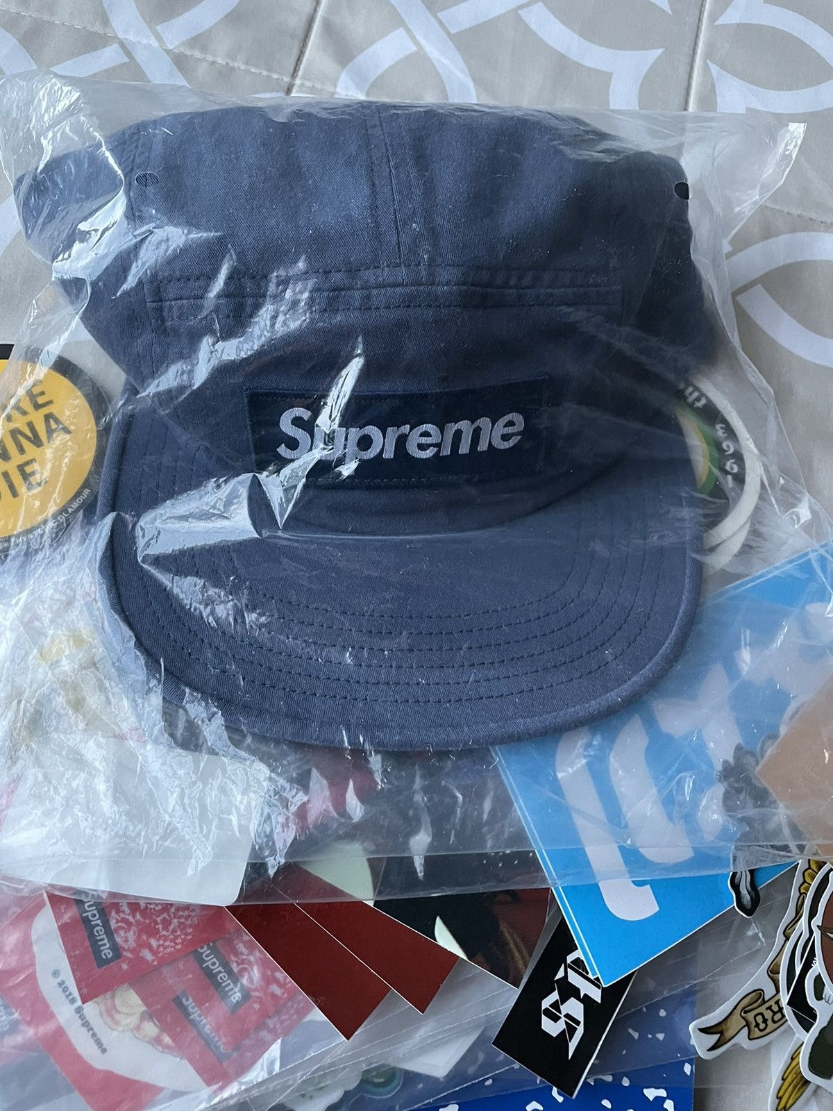 Supreme Snap Pocket Camp Cap (FW23) Navy