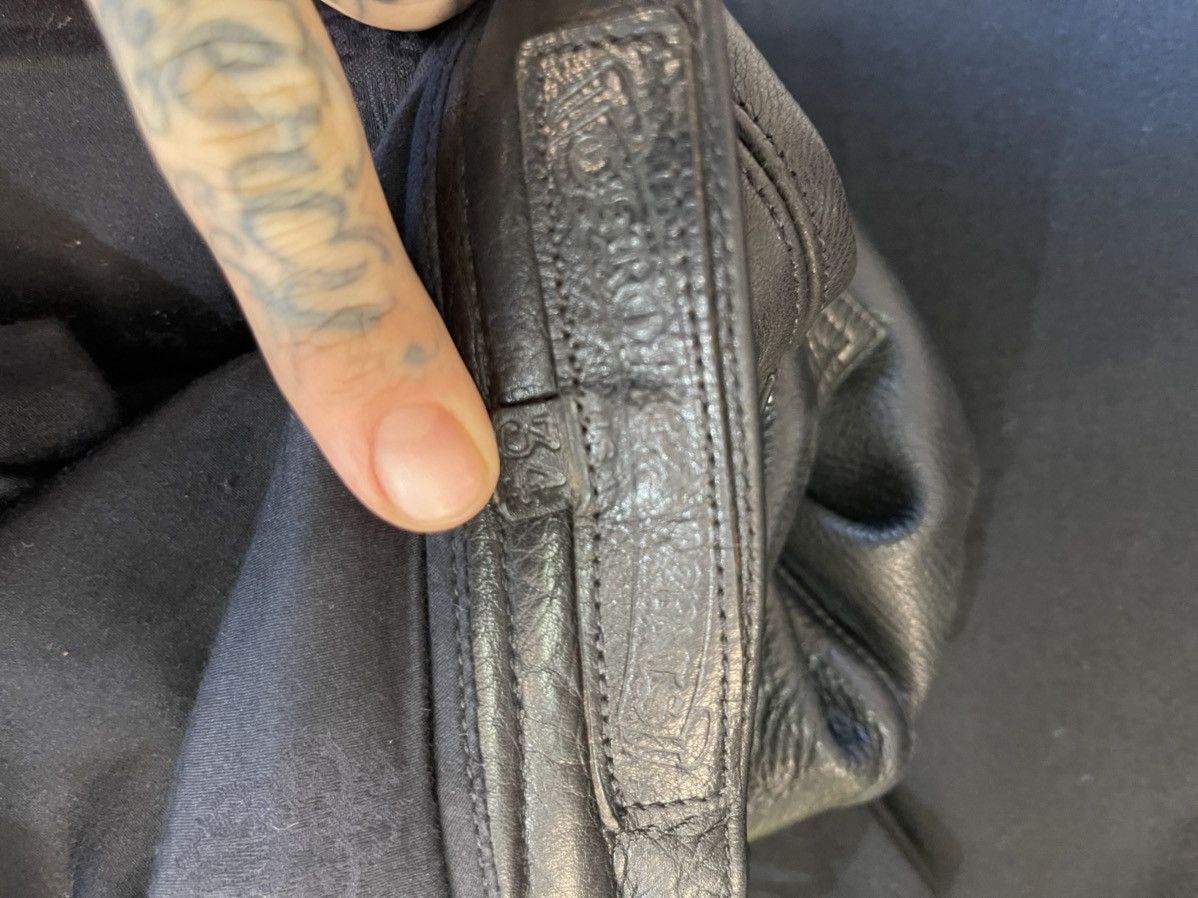 Chrome Hearts Chrome Hearts FULL LEATHER 9PKT Fatigue Cargo Pants Jeans Size US 34 / EU 50 - 19 Thumbnail