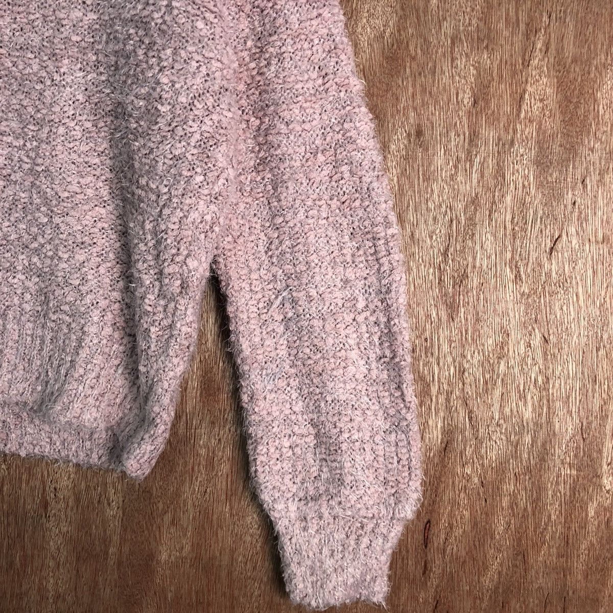 Homespun Knitwear × Japanese Brand VINTAGE Japan GU Pink Mohair Knitwear Size US M / EU 48-50 / 2 - 5 Thumbnail