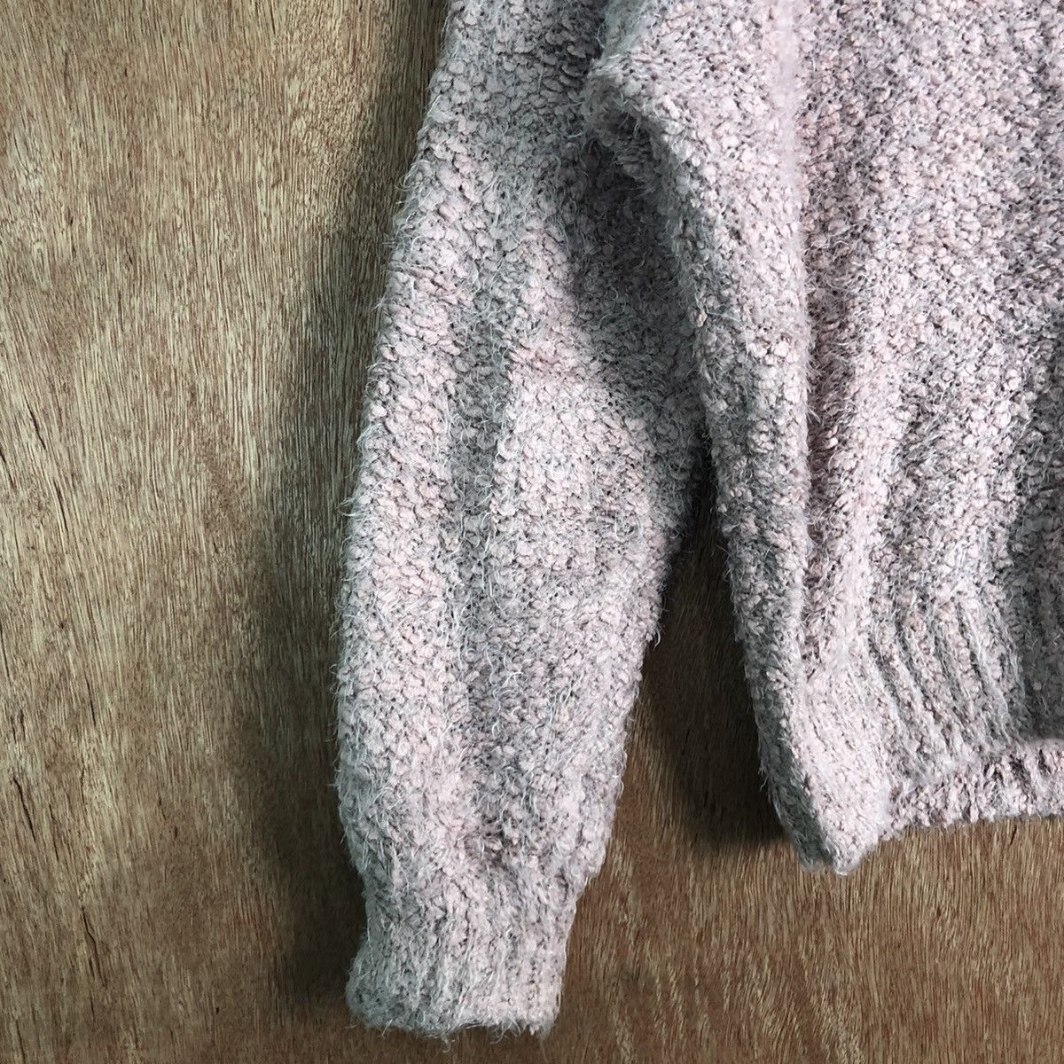 Homespun Knitwear × Japanese Brand VINTAGE Japan GU Pink Mohair Knitwear Size US M / EU 48-50 / 2 - 7 Thumbnail