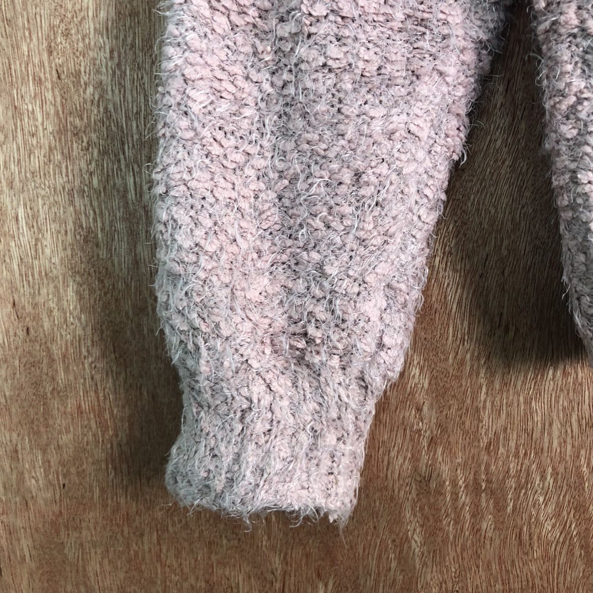 Homespun Knitwear × Japanese Brand VINTAGE Japan GU Pink Mohair Knitwear Size US M / EU 48-50 / 2 - 6 Thumbnail