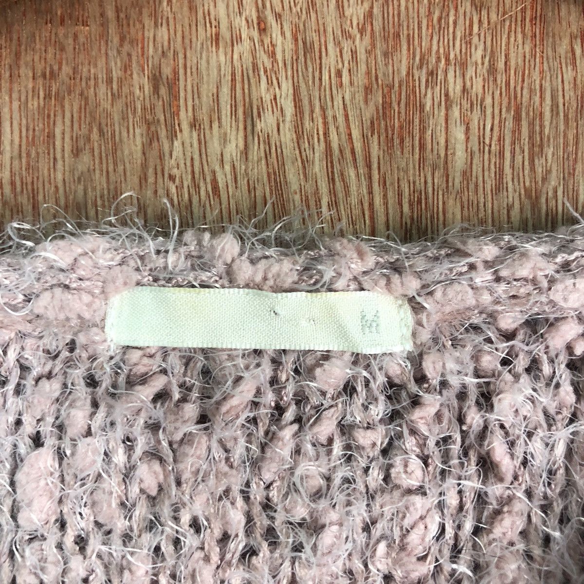 Homespun Knitwear × Japanese Brand VINTAGE Japan GU Pink Mohair Knitwear Size US M / EU 48-50 / 2 - 8 Thumbnail