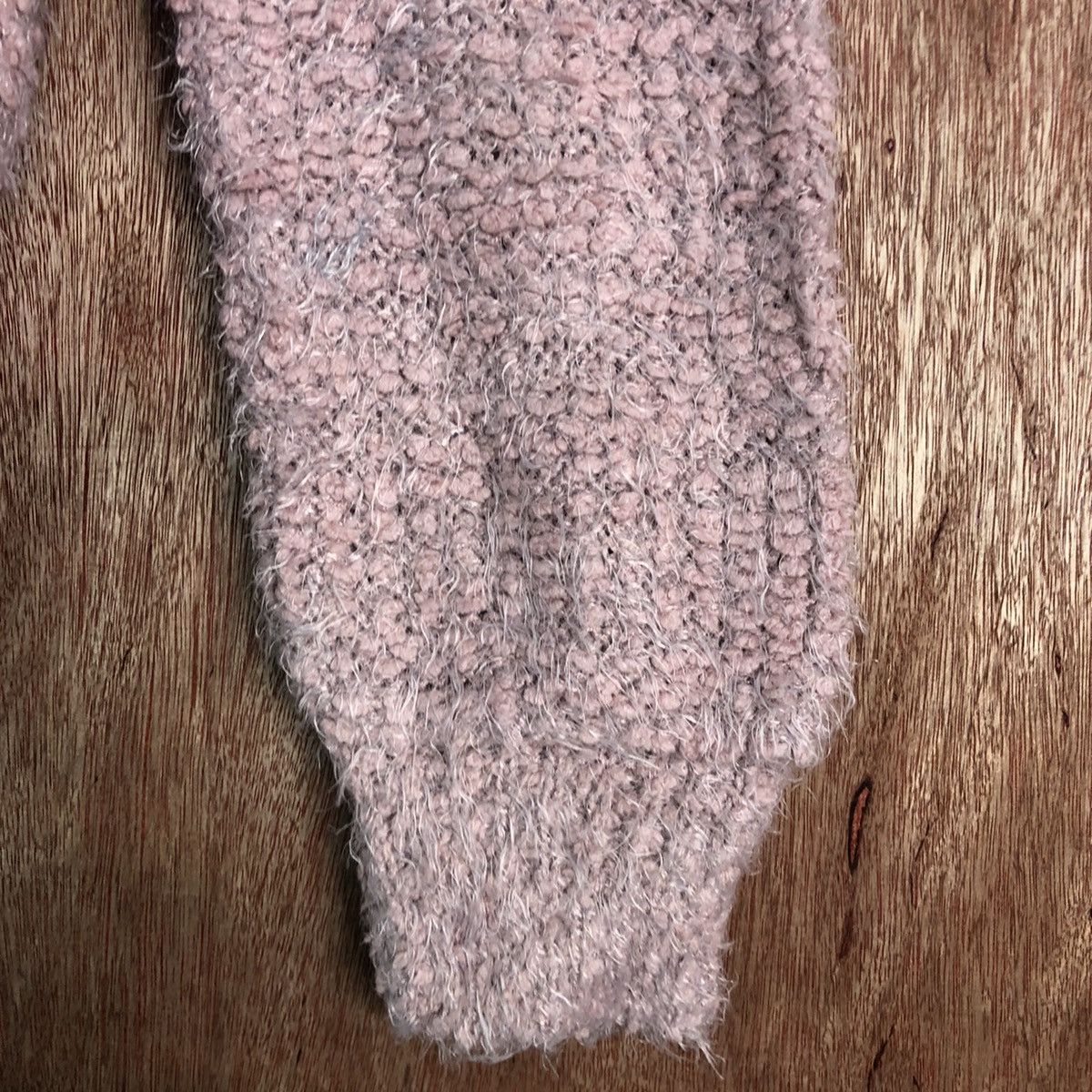 Homespun Knitwear × Japanese Brand VINTAGE Japan GU Pink Mohair Knitwear Size US M / EU 48-50 / 2 - 4 Thumbnail