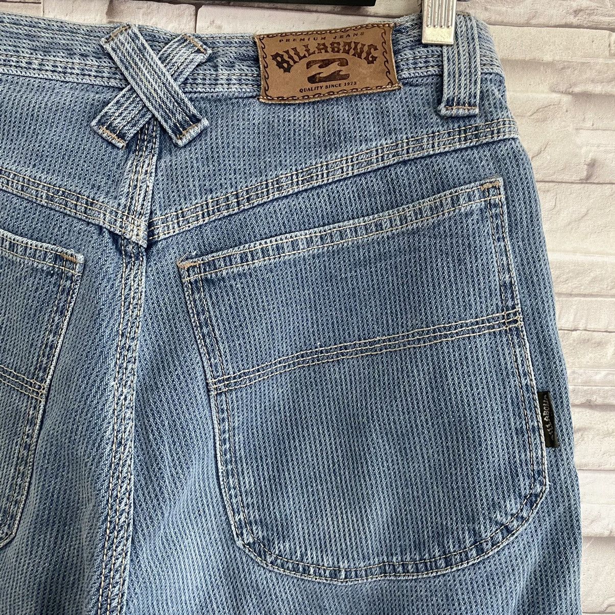 Billabong Vintage Billabong Denim Hickory Baggy Pants Size US 28 / EU 44 - 12 Thumbnail